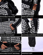 Women's One Piece Ski Suits Slim Waterproof Jumpsuits