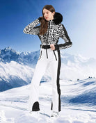 Womens Ski Suit One Piece Snowsuit Snowboard Slim Insulated Jumpsuit