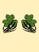 240g Shamrock Printed Cotton T-shirt for St. Patrick's Day Emma Bridess