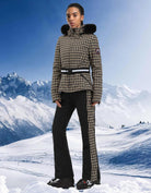 Women's Ski Jacket Snowboard Warm Winter Short Slim Snow Coat Jacket