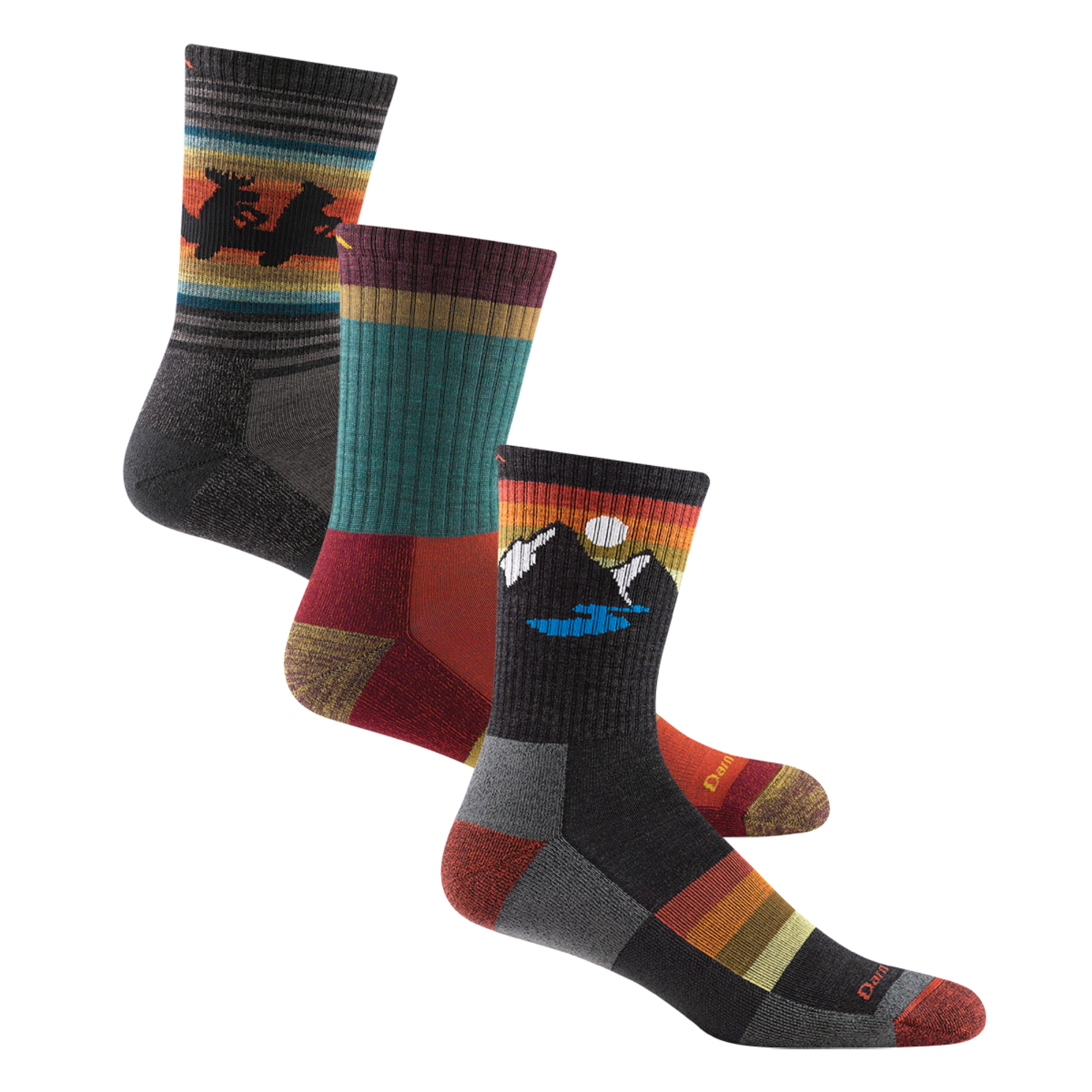 Darntough Men's Hike Micro Crew 3-Pack