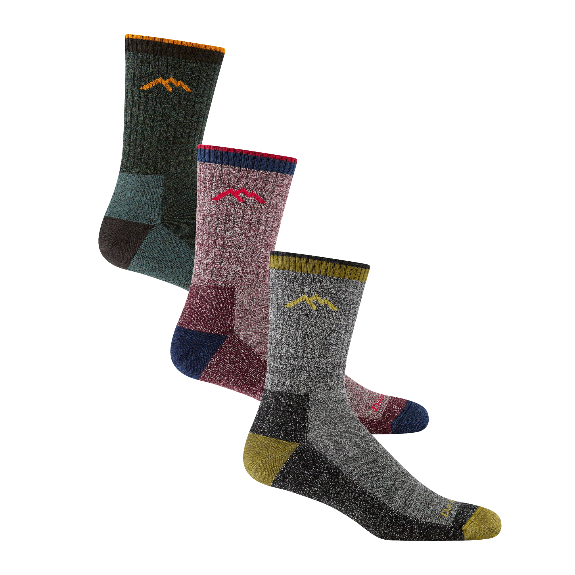 Darntough Men's Limited Edition Hiker Micro Crew 3-Pack
