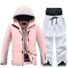 Loose Fit Ski and Snowboard Jacket and Pants Set Sportswear
