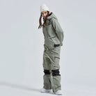 Women’s One Piece Hooded Ski Suit Winter Snowsuit Jumpsuit