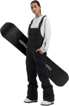 Womens Ski Bibs Snowboard Pants Snow Overalls Waterproof Windproof Winter Outdoor Sports