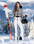 Womens Ski Suit One Piece Snowsuit Snowboard Slim Insulated Jumpsuit