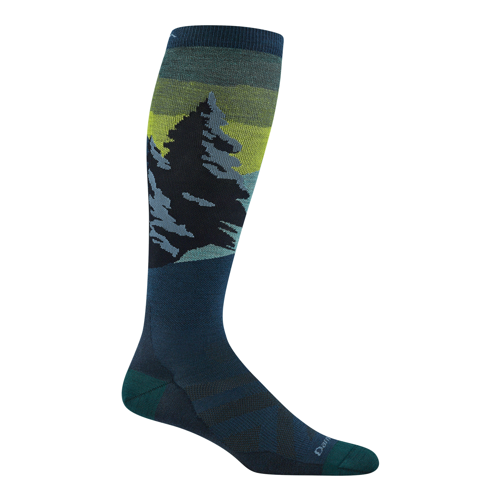 Darntough Men's Solstice Over-the-Calf Lightweight Ski & Snowboard Socks