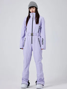 Women’s Windproof One Piece Ski Jumpsuit Chic Snow Outfit