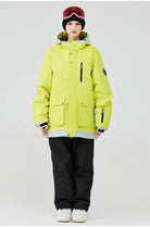 Loose Fit Ski and Snowboard Jacket and Pants Set Sportswear