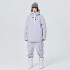 Women’s 2 Piece Ski Suit Set with Hoodie Jacket and Loose Pants