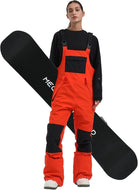 Womens Ski Bibs Snowboard Pants Snow Overalls Waterproof Windproof Winter Outdoor Sports