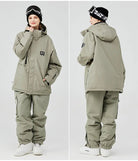 Chic Women Ski Snowboard Jacket & Bibs Pants Set