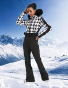 Womens Ski Suit One Piece Snowsuit Snowboard Slim Insulated Jumpsuit