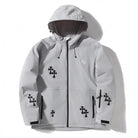 Women’s Ski Outfit Set with Cute Snowboard Jacket and Bib Pants