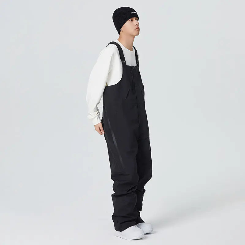 Adult Baggy Snow Pants One-Piece Winter Ski Bibs for Sports