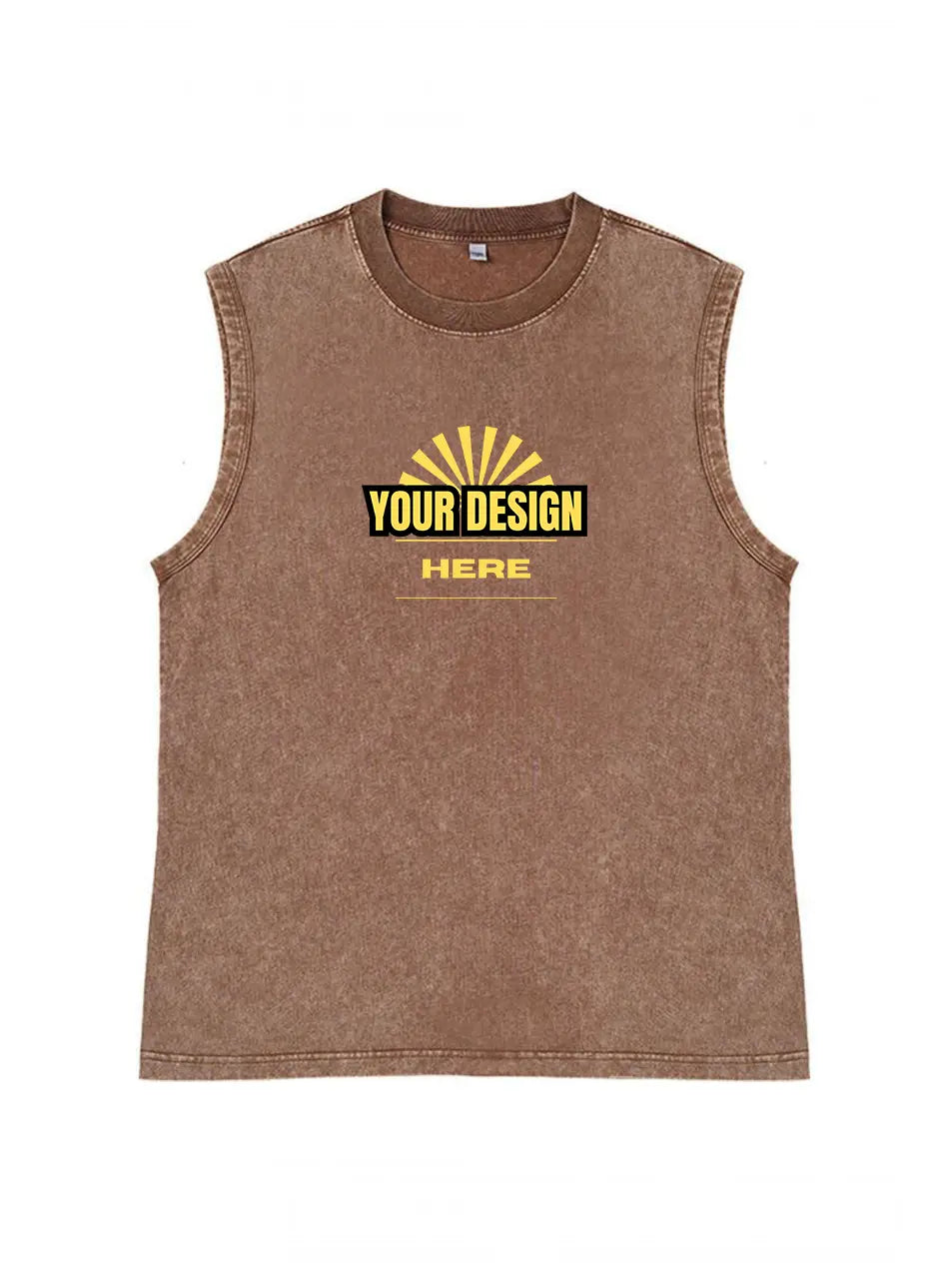 Custom Vintage Wash Cotton Vest 