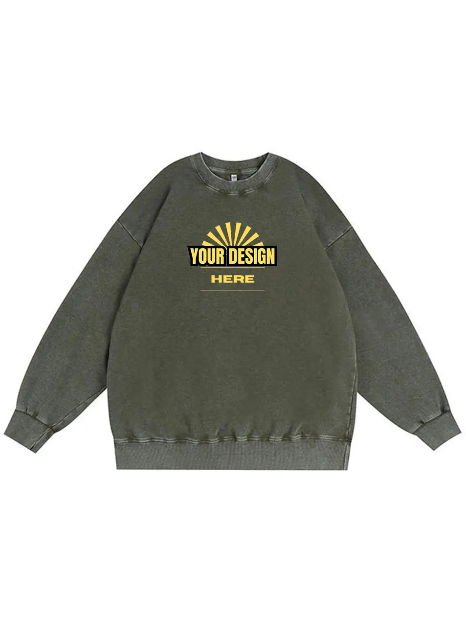 Personalized Vintage Wash Cotton Hoodie 