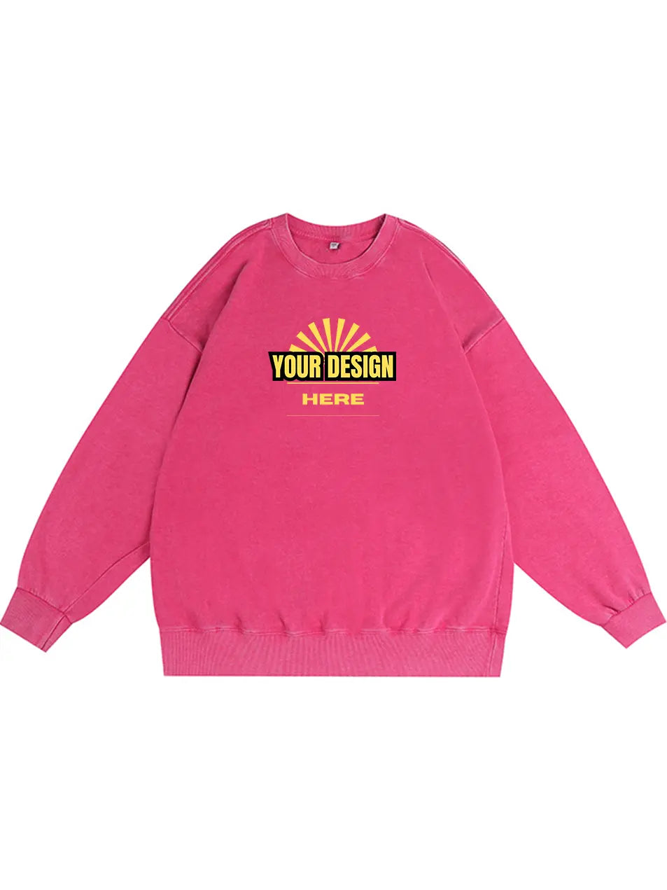 Personalized Vintage Wash Cotton Hoodie 