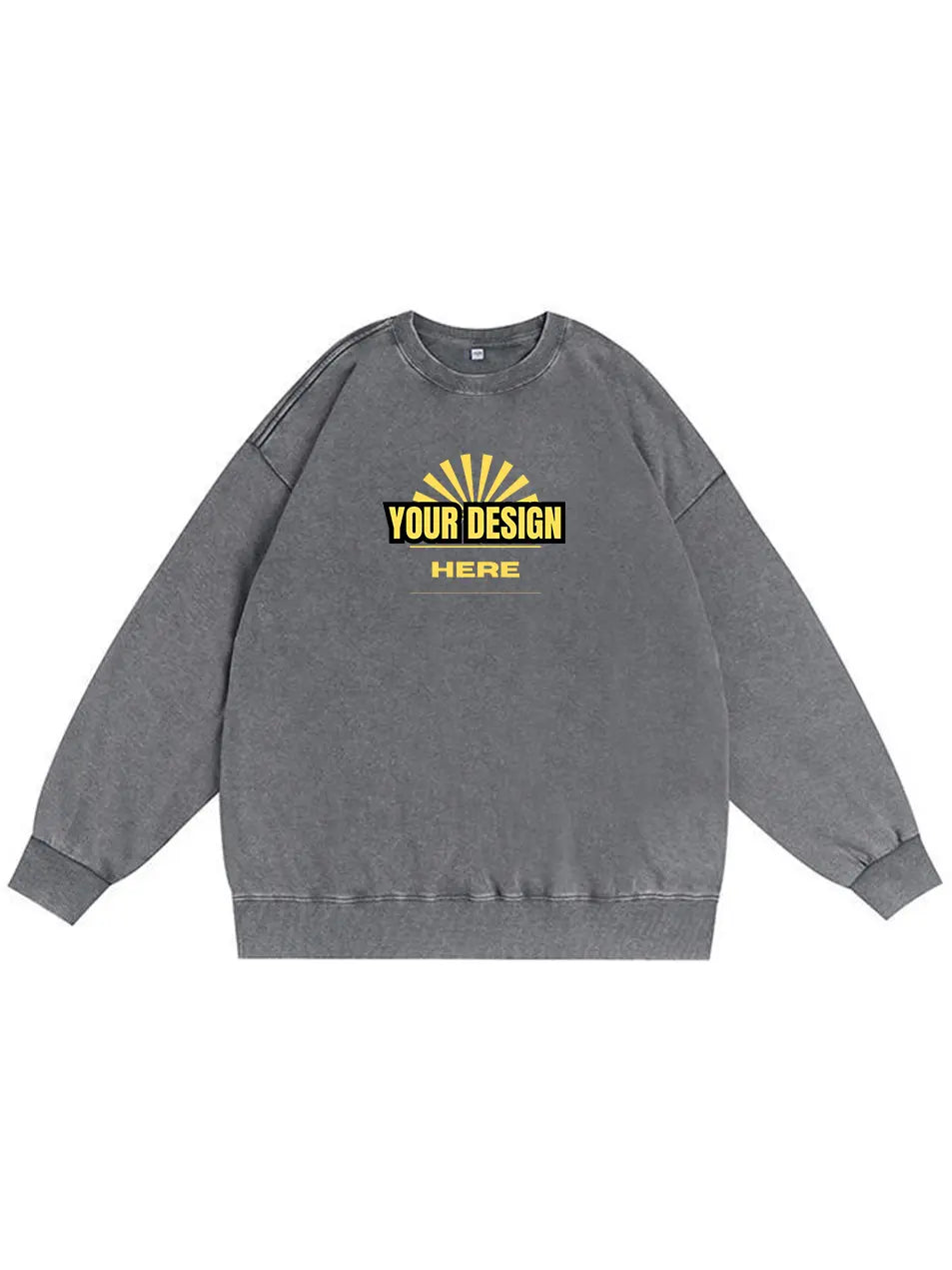Personalized Vintage Wash Cotton Hoodie 