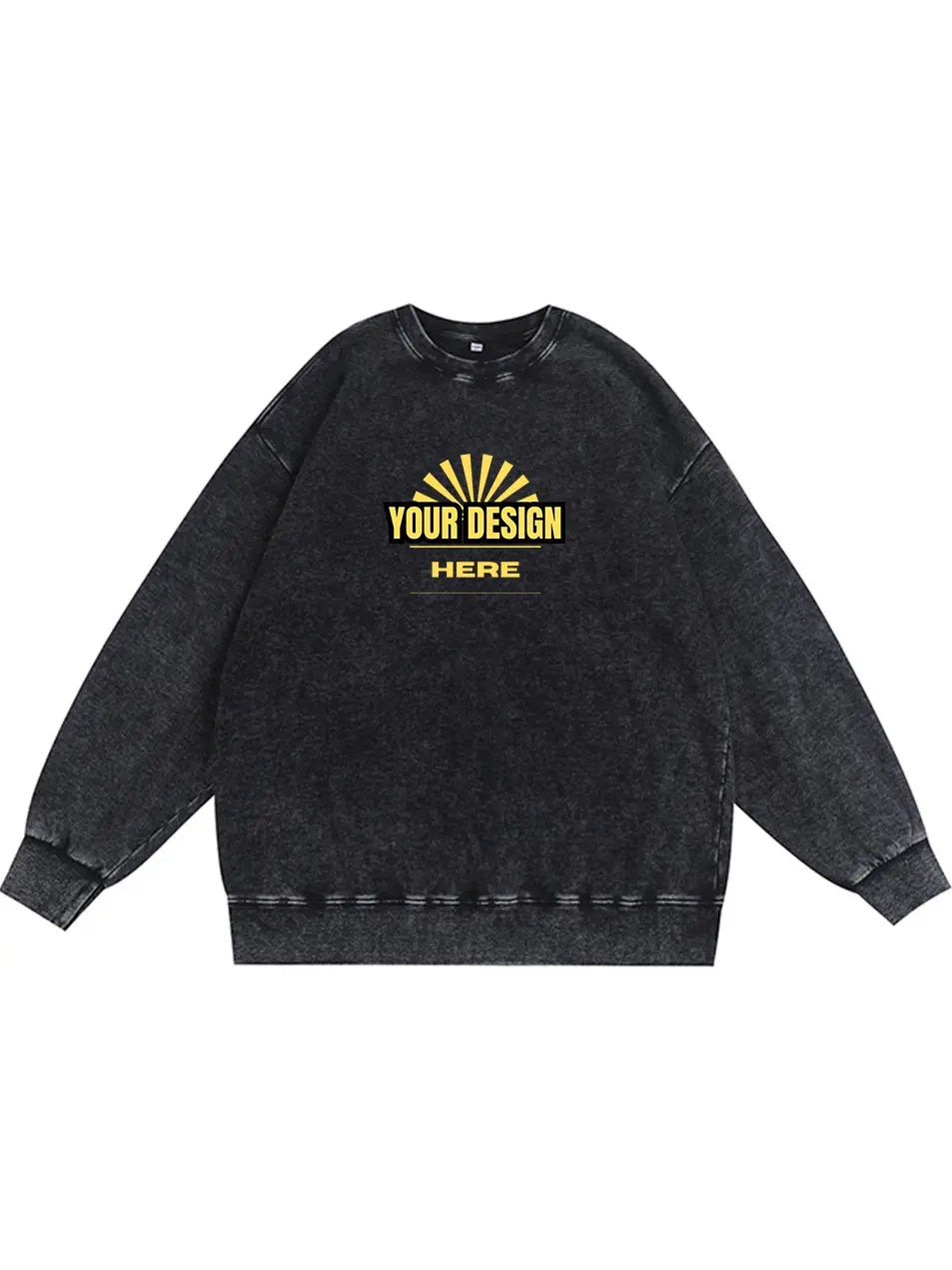 Personalized Vintage Wash Cotton Hoodie 