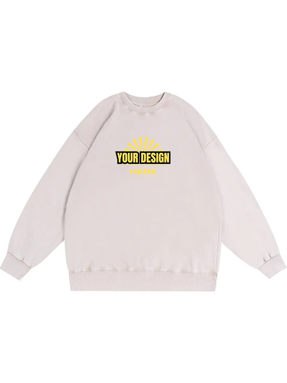 Personalized Vintage Wash Cotton Hoodie 