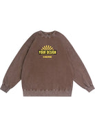 Personalized Vintage Wash Cotton Hoodie 
