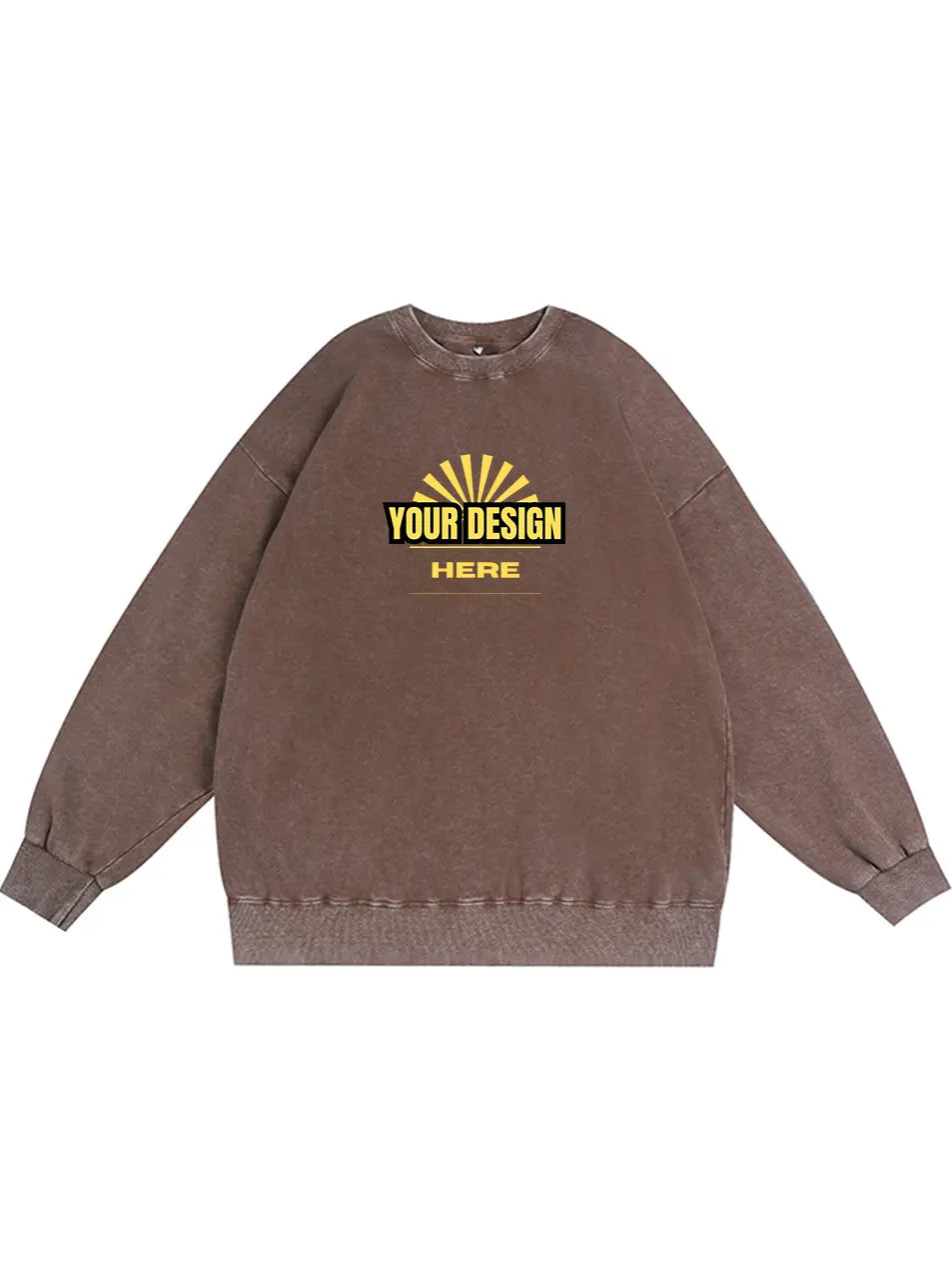 Personalized Vintage Wash Cotton Hoodie 