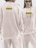 Personalized Vintage Wash Cotton Hoodie 
