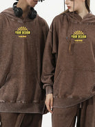 Personalized Vintage Wash Cotton Hoodie 