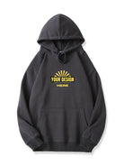 Custom Women's Casual Solid Color Pullover Hooded 