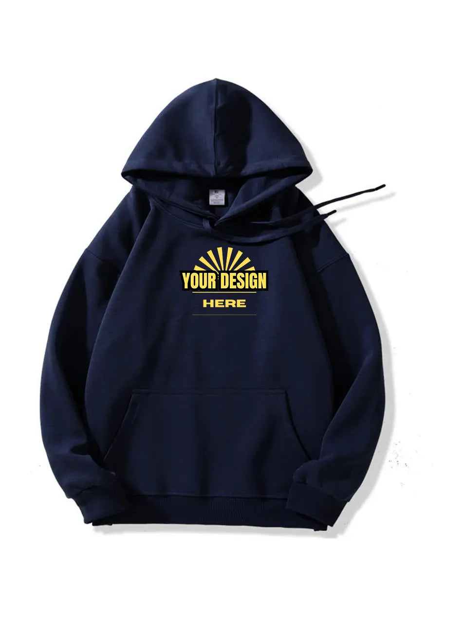 Custom Women's Casual Solid Color Pullover Hooded