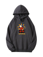 Let's Party Cartoon Mouse Music Hoodie for Holiday Emma Bridess