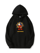 Let's Party Cartoon Mouse Music Hoodie for Holiday Emma Bridess