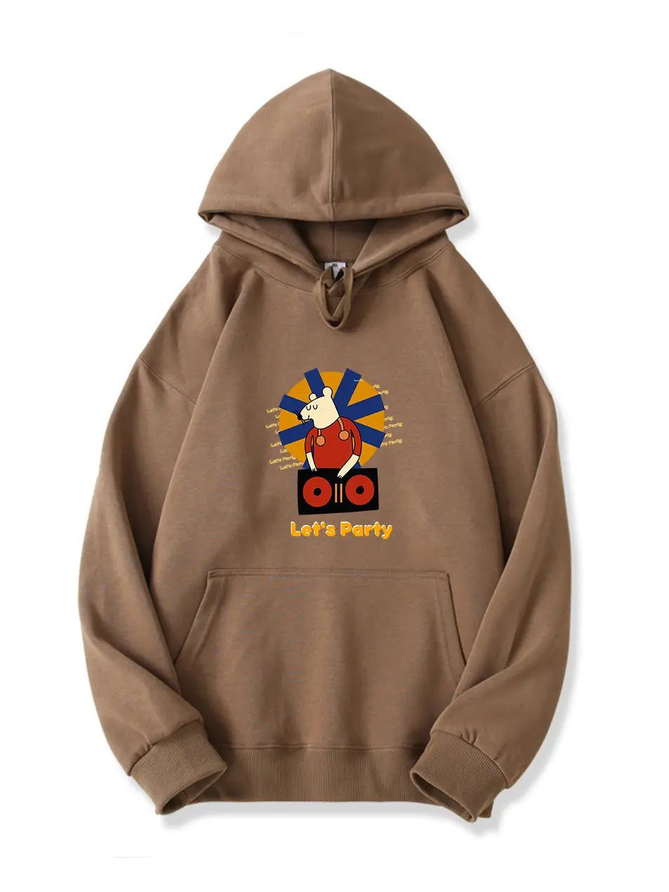 Let's Party Cartoon Mouse Music Hoodie for Holiday Emma Bridess