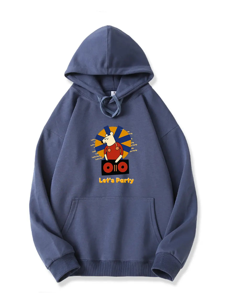 Let's Party Cartoon Mouse Music Hoodie for Holiday Emma Bridess