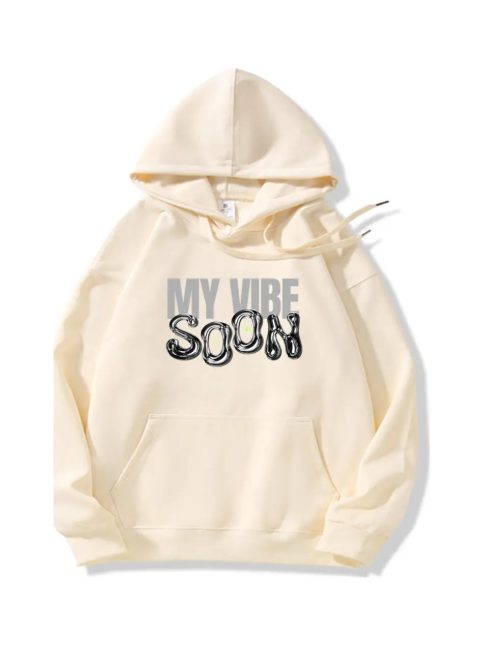 Y2K My Vibe Letter Printed 300g Cotton Hoodie Emma Bridess