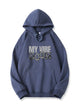 Y2K My Vibe Letter Printed 300g Cotton Hoodie Emma Bridess