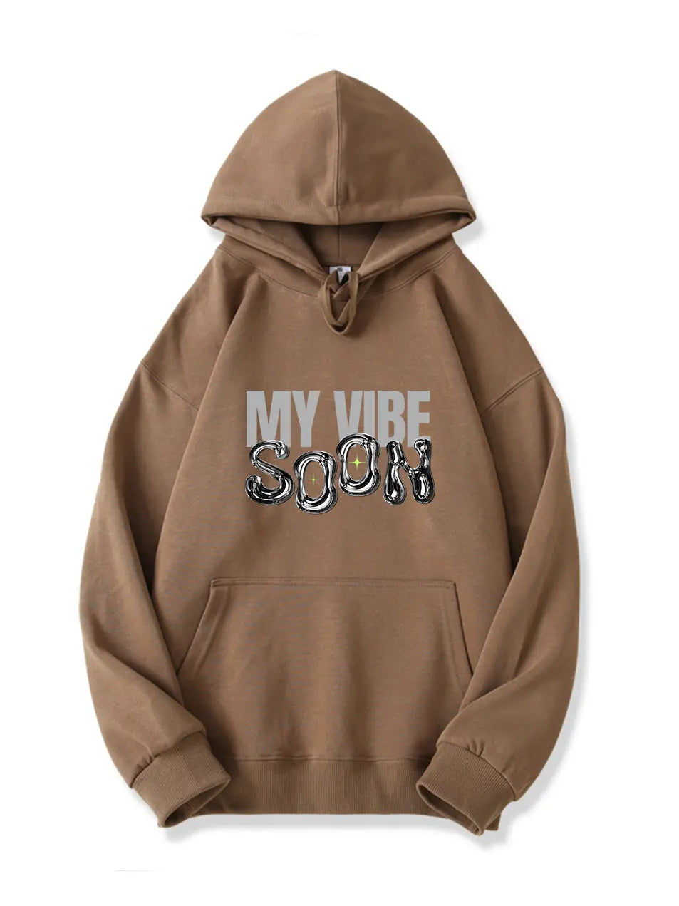 Y2K My Vibe Letter Printed 300g Cotton Hoodie Emma Bridess