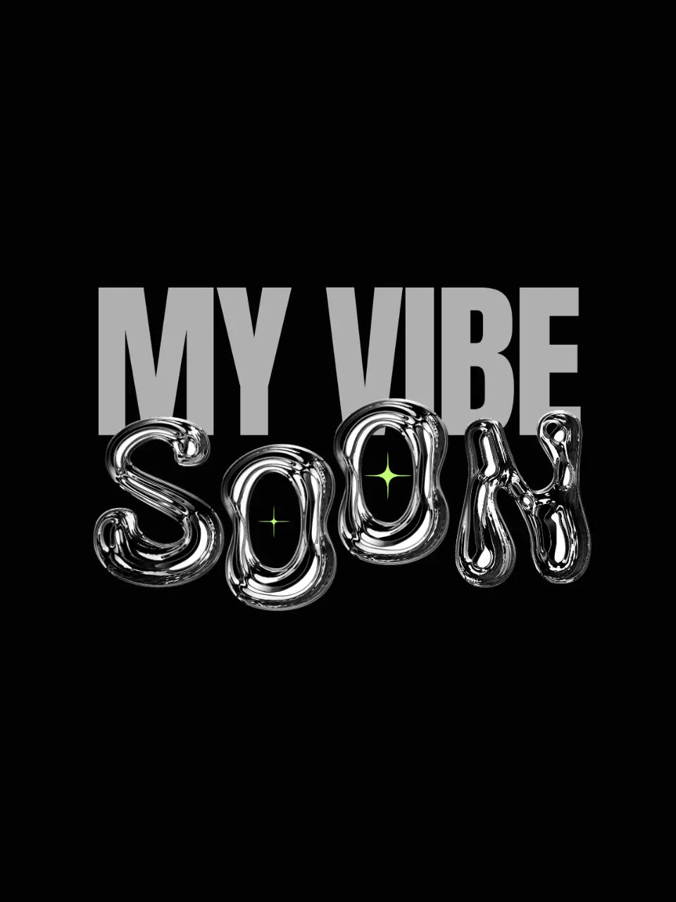 Y2K My Vibe Letter Printed 300g Cotton Hoodie Emma Bridess