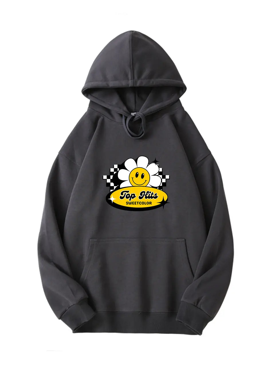 Sweet Color Sun Flower Cotton Hoodie Emma Bridess