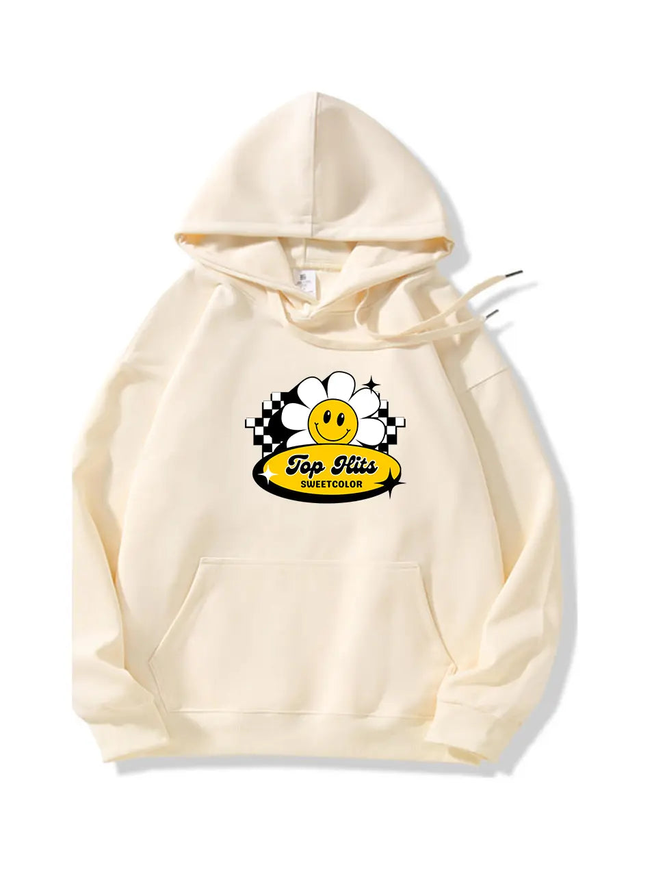 Sweet Color Sun Flower Cotton Hoodie Emma Bridess