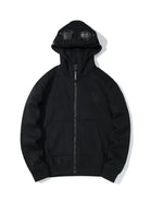 Zipper Hoodie with Round Lens