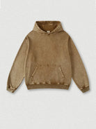 Washed Vintage Solid Color Loose Hoodie