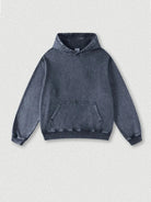 Washed Vintage Solid Color Loose Hoodie