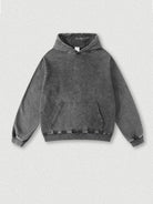 Washed Vintage Solid Color Loose Hoodie