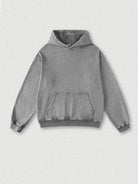 Washed Vintage Solid Color Loose Hoodie