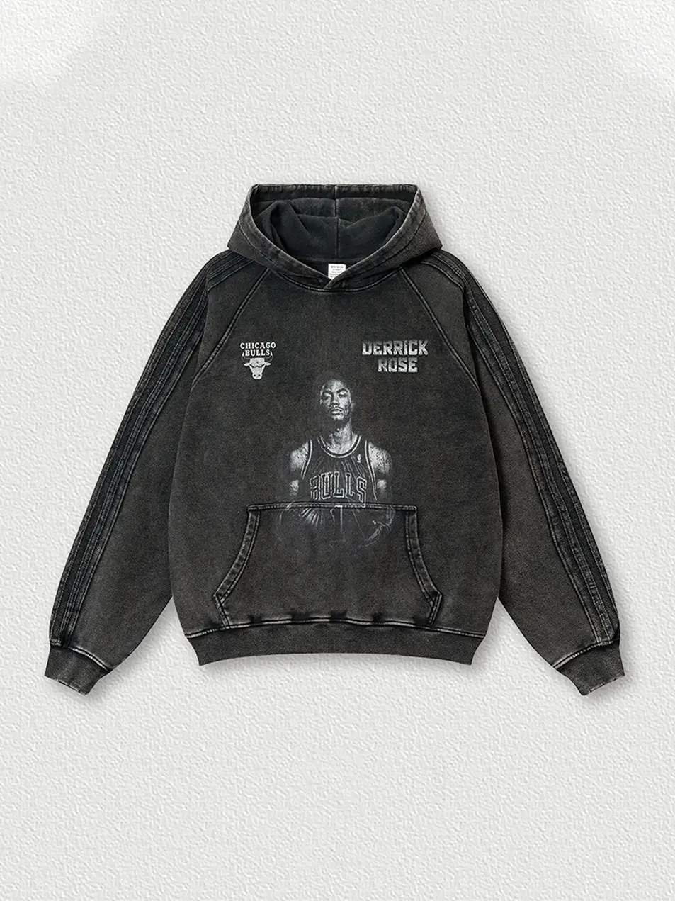 420g 100% Cotton Derrick Rose NBA Hoodie Emma Bridess