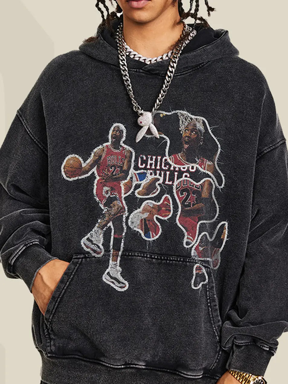 420g 100% Cotton Michael Jordan NBA Hoodie Emma Bridess