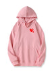 Love Puzzle Heart Print Cotton Hoodie for Valentine's Day Emma Bridess