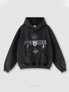 450g Cotton Vintage Old School Hiphop Printed Hoodie